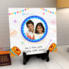 Gift Personalized Tile with Holi Colors