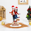 Personalized Tis The Season Couples Christmas Caricature Online