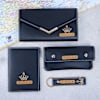 Gift Personalized Travel Essentials Hamper For Her - Black