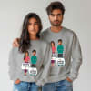 Personalized Unisex Sweatshirt For Brothers And Sisters - Dark Grey Online