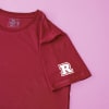 Gift Personalized V-Day Cotton Tee for Men - Maroon
