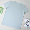 Shop Personalized V-Day Cotton Tee for Men - Sage Green