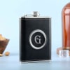 Gift Personalized Vegan Leather Hip Flask