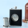 Buy Personalized Vegan Leather Hip Flask