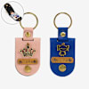 Personalized Vegan Leather Photo Keychains - Set Of 2 Online