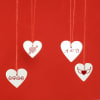 Shop Personalized Wall Hanging Hearts