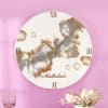 Personalized Warm Hues Clock Online