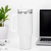 Buy Personalized Watercolour Blooms Tumbler - White