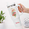 Personalized Watercolour Blooms Tumbler - White Online