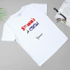 Personalized White Christmas T-shirt for Men - White Online