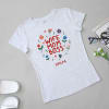 Shop Personalized Wife Mom Boss T-shirt - Ecru