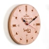 Buy Personalized Wine O' Clock Wooden Wall Clock