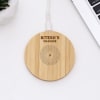 Gift Personalized Wireless Bamboo Charger