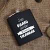Gift Personalized with Funky Quote Hip Flask