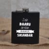Personalized with Funky Quote Hip Flask Online