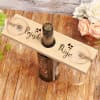 Gift Personalized with Names Wooden Wine Bottle Holder