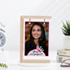 Gift Personalized Women's Day Wooden Photo Holder