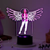 Personalized Womens Day LED Lamp With Black Base Online