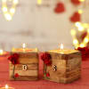 Personalized Wooden Block Candles Online