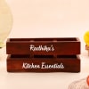 Gift Personalized Wooden Cutlery Holder