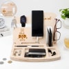Personalized Wooden Desk Organizer for Father Online