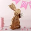 Gift Personalized Wooden Easter Bunny Showpiece