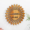 Gift Personalized Wooden Floral Nameplate