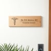 Personalized Wooden Name Plate for Doctor Online