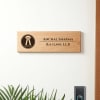 Personalized Wooden Name Plate for Lawyer Online
