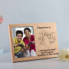 Gift Personalized Wooden Photo Frame for Brother & Sister