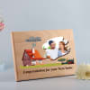 Gift Personalized Wooden Photo Frame for Housewarming