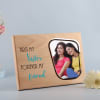 Gift Personalized Wooden Photo Frame for Sister