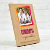 Gift Personalized Wooden Photo Frame for Wedding