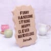 Gift Personalized Wooden Plaque for Father