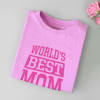 Buy Personalized World's Best Mom T-shirt - Lilac