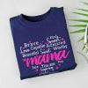 Shop Personalized You Are Loved - Women's T-shirt - Navy Blue