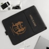 Personalized Zodiac Themed Laptop Sleeve And Stand - Black - Gemini Online