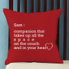 Pet Companion Personalized Cushion Online