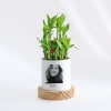 Photographic Memories - 2-Layer Bamboo Plant With Pot - Personalized Online