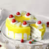 Shop Pineapple Cake (Eggless) with Cherry Toppings (2 Kg)