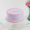 Pink and Blue Cream Cake (1 Kg) Online