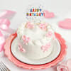 Gift Pink And White Bows Birthday Cake