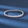 Gift Pink And White CZ Tennis Bracelet