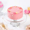 Buy Pink Bliss Cake And Jumilia Rose Bouquet Combo