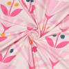Buy Pink Blooms Double Bedsheet Set