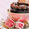 Shop Pink Chocolate Pinata Ball Cake for Birthday (750 Grams)