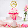 Pink Chocolate Pinata Ball Cake for Birthday (750 Grams) Online