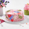 Gift Pink Floral Delight Cake (1 Kg)