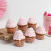 Gift Pink Frosting Vanilla Cupcakes