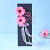 Gift Pink Gerbera Flowers on a Slate